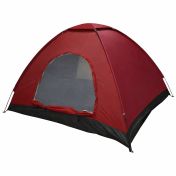 Палатка за къмпинг MAXIMA, Двуместна, Еднослойна, 195х145хH110 см, Червен /90010003/