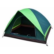 Палатка за къмпинг MAXIMA, Двуместна, Двуслойна, 190x145xH110 см, Зелен с електриково зелен /90010101/