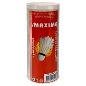 Перца за бадминтон MAXIMA, Естествени, 3 броя в комплект /200346/