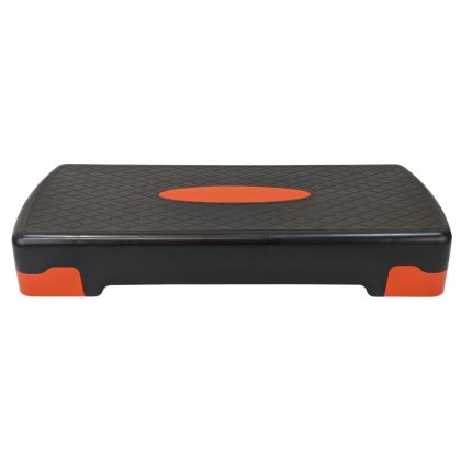 Стъпало за аеробика MAXIMA, 68 х 29 х H10 или 15 см, Черен с червен /91044001/