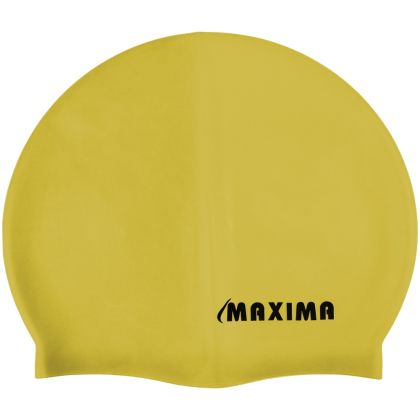 Шапка за плуване, плувна шапка MAXIMA, Жълт /20040407/
