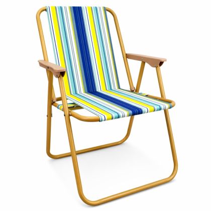 Сгъваем стол MAXIMA, Изработен от стомана и плат Oxford, Дизайн 5 /60020205/