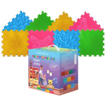Модулен сензорен килим ORTHO PUZZLE, Микс Първи стъпки /270115/