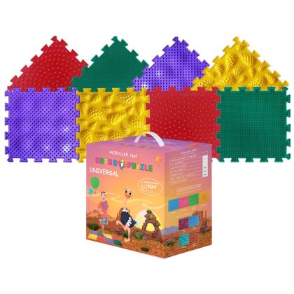 Модулен сензорен килим ORTHO PUZZLE, Микс Универсален /270130/