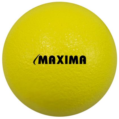 Топка за доджбол, народна топка, хандбал MAXIMA Alligator skin, 6 инча / 15 см, Жълта /20091901/