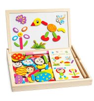 Образователен комплект с дъска и магнити в дървена кутия MAXIMA /270263/