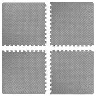 Настилка MAXIMA, 61х61х2 см, Изработена от EVA, Комплект 4 броя, Светлосиви /30002409/