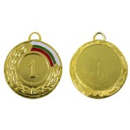Медал MAXIMA, 5 см, С трикольорна лента, За първо място /00017101/