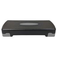 Стъпало за аеробика MAXIMA, 68 х 29 х H10 или 15 см, Черен със сив /91044002/