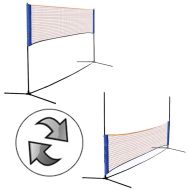 Многофункционална мрежа за джитбол, бадминтон, волейбол и тенис MAXIMA, Комплект със стойки /300698/