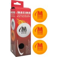 Топче за тенис на маса MAXIMA, 3 броя в кутия, Оранжеви /900313/