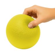 Топка за доджбол, народна топка, хандбал MAXIMA Alligator skin, 6 инча / 15 см, Жълта /20091901/