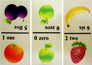 Домино дървено с плодове MAXIMA /270708/