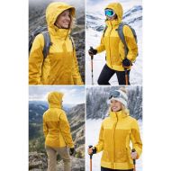 Дамско зимно яке 3 в 1 за ски, туризъм и сноуборд, Жълто, Размер XL /PO214101/