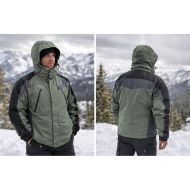 Зимно мъжко яке за ски, сноуборд, туризъм, Зелено, Размер XL /PO211402/