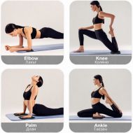 Подложка за йога - за колене, лакти и длани MAXIMA, Лилава /30002101/