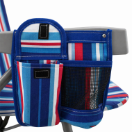 Сгъваем нисък стол, шезлонг за плаж и къмпинг MAXIMA, Дизайн 2 /60025402/