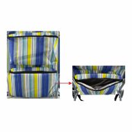 Сгъваем нисък стол, шезлонг за плаж и къмпинг MAXIMA, Дизайн 1 /60025401/