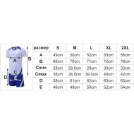 Football / Volleyball / Handball kit MAXIMA, White with Blue, size S /40065101/
