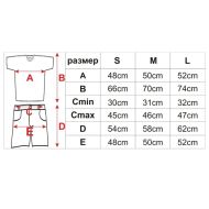 Football / Volleyball / Handball kit (shirt and shorts) MAXIMA, White with Blue, size M /40066802/