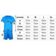 Football / volleyball / handball kit, jersey with shorts - Red with Black, MAXIMA, 2XL /40016302/