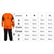Goalkeeper kit - Orange and Black, MAXIMA, XL, No. 12 on back /40013308/