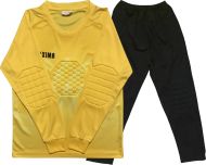 Goalkeeper kit MAXIMA, Yellow with Black, size 26 /40062101N/