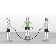 Skipping rope MAXIMA, 5 meters /200240/