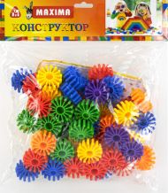 Construction set MAXIMA, 500 g, gear wheels in different colors /270385/