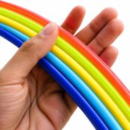 Twister group game with 10 flat rings and 10 connectors /200968/