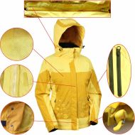 Дамско зимно яке 3 в 1 за ски, туризъм и сноуборд, Жълто, Размер XL /PO214101/