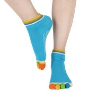 Yoga socks MAXIMA, with colorful toes, Blue /40073002/