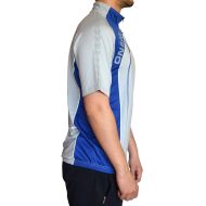 Cycling T-shirt ONEPOLAR, quick-dry, Grey with Blue, Size L /PO292206