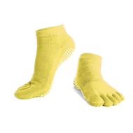 Yoga socks MAXIMA, solid colors, Yellow /40073102/