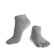 Yoga socks MAXIMA, solid colors, Grey /40073106/