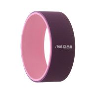 Yoga wheel MAXIMA, Ø32.5 x 12.5 cm, Purple/pink /30002702/