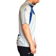 Cycling T-shirt ONEPOLAR, quick-dry, Grey with Blue, Size XL /PO292105