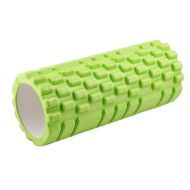 Foam roller MAXIMA, 33 x Ø13 cm, textured massage surface, Green /30002001/