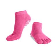 Yoga socks MAXIMA, solid colors, Dark Pink /40073105/