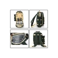 Picnic cutlery set in backpack MAXIMA, Green /60023101/