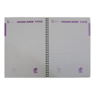 Notebook A4, 80 sheets, PVC cover, spiral /170131/