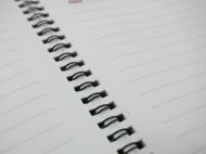 Notebook A4, 80 sheets, PVC cover, spiral /170131/
