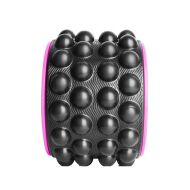 Yoga wheel MAXIMA, Ø28 x 19 cm, textured, Black/pink /30003801/