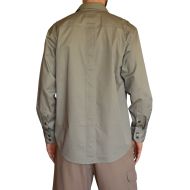 Cotton shirt ONE POLAR, Grey, Size XL /PO275611
