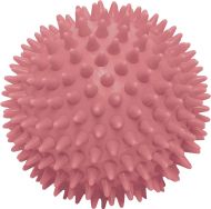 Massage ball MAXIMA, 70 mm, solid with nubs, Pink /31068004/