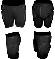 Protective shorts MAXIMA, black, size M /40056103/