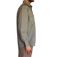 Cotton shirt ONE POLAR, Grey, Size 2XL /PO275612