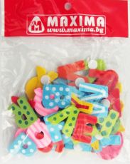 Wooden letters for decoration, 2.5 cm /140921/