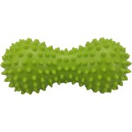 Double massage ball MAXIMA, peanut shape, 15 x 7 cm, Electric Green /31068202N/