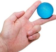 Strength ball MAXIMA, 5.3 cm, Light Blue, medium resistance /20073501/